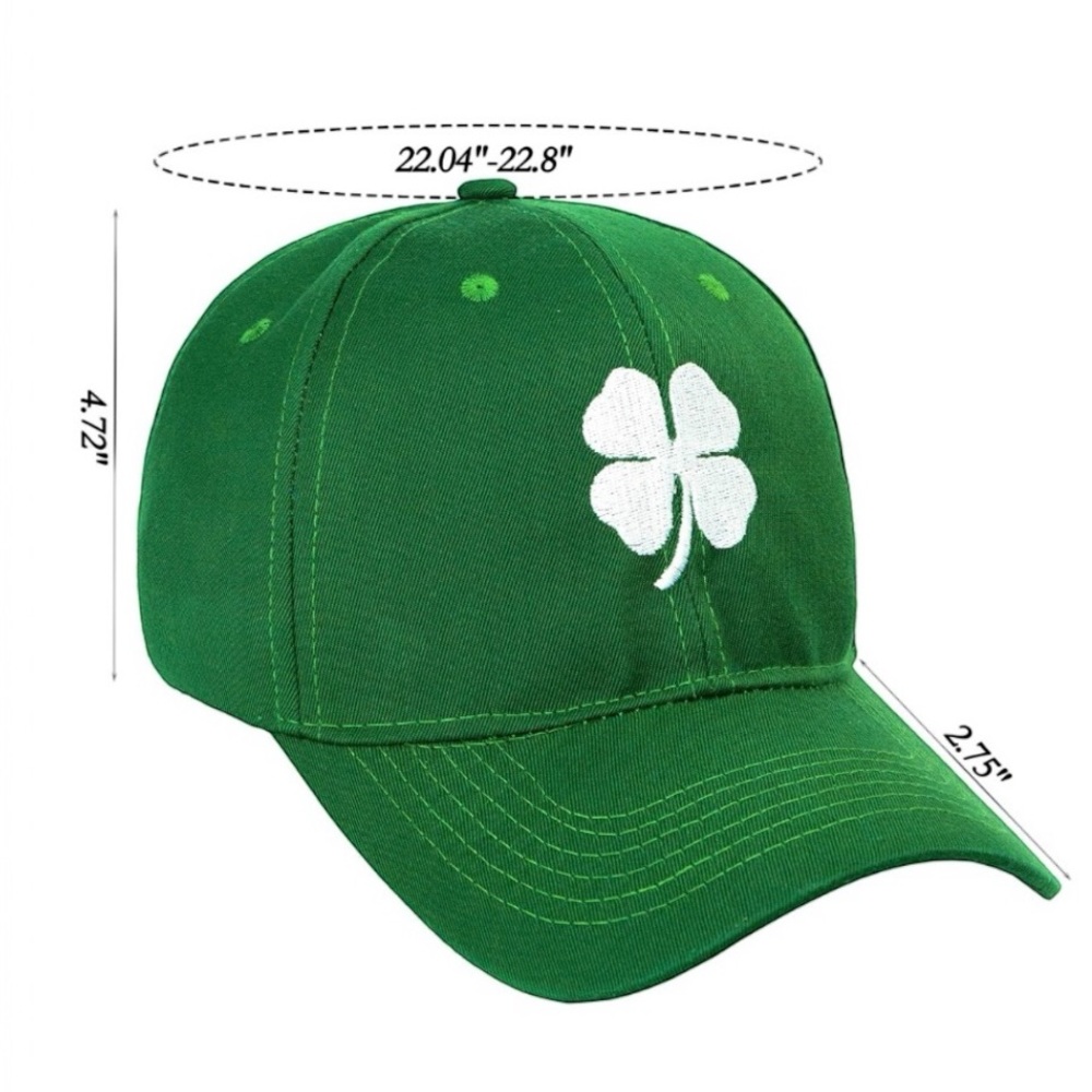 Clover Embroidered Cap, NWT - Picture 4 of 4